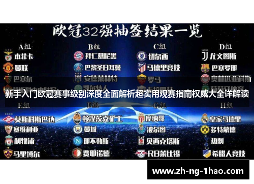新手入门欧冠赛事级别深度全面解析超实用观赛指南权威大全详解读
